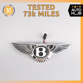 3w0853630b Bentley 03-12 Continental Gt Gtc Trunk Lid Unlock Release Handle Emblem Oem 73k