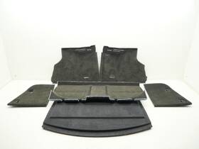 3w88677714g Bentley 2005 Continental Gt Interior Trunk Carpet Liner Trim Panel Set Black Oem