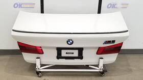 170-10019d Bmw 20 M5 F90 Rear Trunk Decklid Assembly White 170-10019d Bmw 20 M5 F90 Rear Trunk Decklid Assembly White