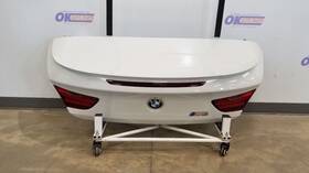 170-60786 Bmw 16 M6 F12 2 Door Convertible Complete Rear Trunk Decklid Assembly White