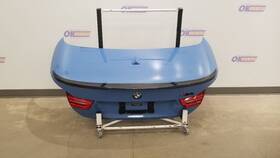 170-60930a Bmw 17 M4 F83 Convertible Rear Trunk Decklid Assembly With Spoiler Blue