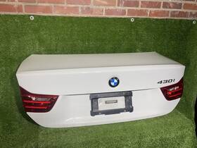 41007297539 Bmw 2014-2019 4 Series M4 Coupe F32 F82 Rear Trunk Deck Lid Steel White 300 Oem