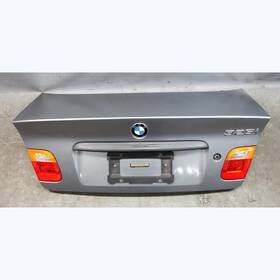 Bmw 41617042905 1999 2005 325i E46 Oem Rear Trunk Boot Deck Lid Silver Grey