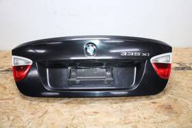 41627151491 Bmw 2006-2008 E90 328 335 Complete Rear Trunk Lid Shell With Lights Black Oem