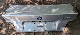 41628119769 Bmw E36 M3 Rear Deck Lid Trunk Hatch Tailgate Titan Silver - Damaged