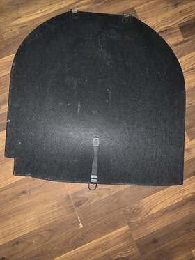 4445001905 Bmw 2004 528i E60 Trunk Cargo Spare Top Hard Floor Mat Carpet Cover Panel Oem