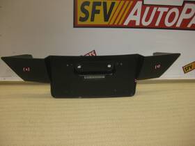 51127065335 Bmw 650 Trunk Panel License Plate 2005 2006 645 E63 Black 5112 7065335 Oem 51127065335 Bmw 650 Trunk Panel License Plate 2005 2006 645 E63 Black 5112 7065335 Oem