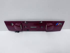 51132496716 Bmw 98-02 E36 Z3 M Roadster Rear Trunk Lid Lisence Plate Cover Trim Z3m Red 51132496716 Bmw 98-02 E36 Z3 M Roadster Rear Trunk Lid Lisence Plate Cover Trim Z3m Red