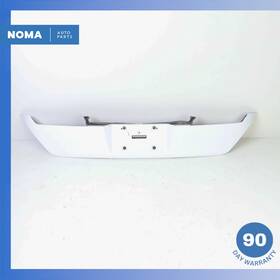 51137042952 Bmw 02-05 E66 745li Rear Trunk Lid License Plate Trim Panel White Oem