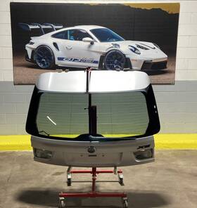 7262544 Bmw 2007-2013 X5 E70 Rear Liftgate Trunk Lid With Glass Silver 354 Oem Note