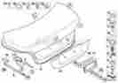 Bmw41627122441 Bmw Genuine Rear Trunk Lid Bmw41627122441 Bmw Genuine Rear Trunk Lid