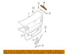 Bn8v52720c Mazda Oem Trunk Left