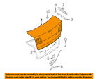 Bnyv5261xd Mazda Oem 04-09 3-trunk