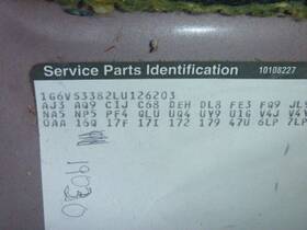 640.gm6m90 Cadillac Allante 1990 Lid Motor Pull Down 1612780