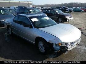 170-01874c Chevrolet Trunk/hatch/tailgate Without Spoiler Fits 00-04 Monte Carlo 341507
