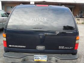 Lid-1966a Chevrolet 2001-2005 Suburban 1500 Rear Hatch Liftgate With Liftglass Oem U722j