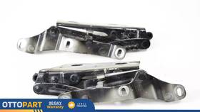 A1937500136 Chrysler 193 750 01 36 2005-2008 Crossfire Convertible Left / Right Trunk Hinges Set Black Oem