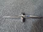 D0vy6542514a Ford Nos Trunk Lock Cover Emblem Cross Insert Lincoln Continental