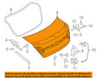 Dg1z5440110a Ford Oem 13-16 Taurus-trunk Lid