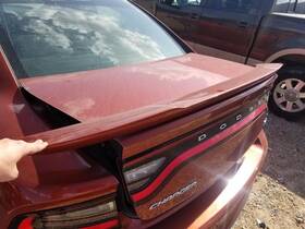 170-02045g Dodge 15-21 Charger Oem Trunk Decklid Assembly Orange With Spoiler