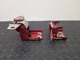 55276107ab Dodge Truck 06-09 Ram 2500 Rear Left Driver Door Hinges Pair Red Oem