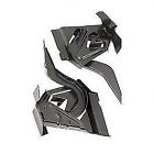 1108-1ga Dyca Dynacorn Camaro Trunk Lid Hinges Black Pair