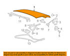 F8az5440110ba Ford Oem-trunk Lid