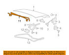 F8az5444891aa Ford Oem Trunk Bar Torque Rod Left