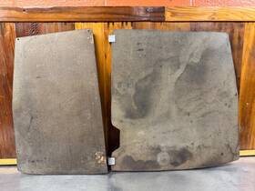 104025 Fiat 124 Spider 1967-73 Original Wooden Trunk Panel Set Used. F6376