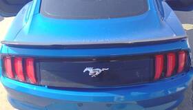 170-02046b Ford 2.7 3.5 5.0 Mustang Rear Trunk Lid Decklid Ecoboost Gt Base Coupe E7 Blue Spoiler 15-22 170-02046b Ford 2.7 3.5 5.0 Mustang Rear Trunk Lid Decklid Ecoboost Gt Base Coupe E7 Blue Spoiler 15-22