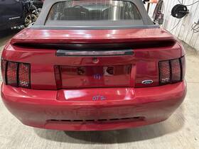 1r3z6344210aaj Ford 99-00 Mustang Rear Trunk Decklid Lift Gate With Spoiler Silver Repainted Red