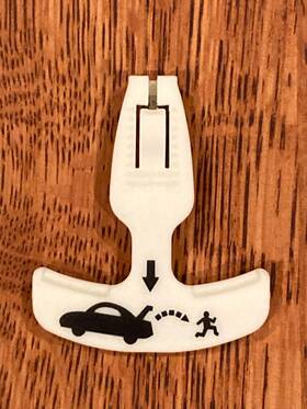1r8z-5446318-aa Ford Replacement Trunk Lid Release Handle Oem Glow In The Dark