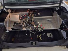 6w7j-19g385-ab Ford Oem Crown Victoria Police Interceptor Large Aluminum Trunk Shelf Tray P71 6w7j-19g385-ab Ford Oem Crown Victoria Police Interceptor Large Aluminum Trunk Shelf Tray P71
