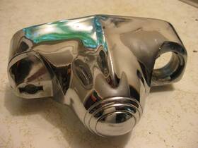 8a-13553c Ford Nice Clean Vintage 1949 Trunk Handle Center Section Antique Automobile