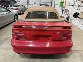 F4zz6344210a Ford 94-98 Mustang Gt Rear Trunk Decklid Lift Gate With Spoiler Rio Red E8
