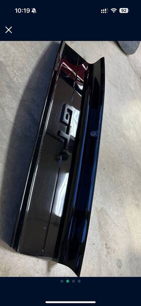 Hr3ztpmld Ford Oem 2018 Mustang Deck Lid Rear Trim Panel Emblem Ornament Gt New T/o 2019