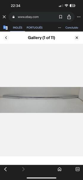 Hs73-f43400-baw Ford 2017 - 2018 Fusion Rear Trunk Deck Lid Molding Cover Oem Hs73f43400baw Hs73-f43400-baw Ford 2017 - 2018 Fusion Rear Trunk Deck Lid Molding Cover Oem Hs73f43400baw
