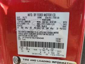 170-00679j Ford Truck Trunk/hatch/tailgate Styleside Box Fits 11-14 F150 Pickup