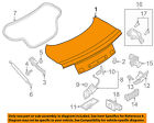 Fr3z6340110a Ford Oem 15-17 Mustang-trunk