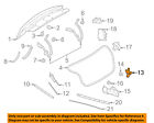 Gd9z5443200a Ford Lincoln Oem Continental Trunk Lock Gd9z5443200a Ford Lincoln Oem Continental Trunk Lock