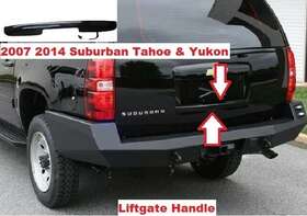 25838218 General Motors 2007 To 2014 Suburban Tahoe Liftgate Trunk Exterior Latch Handle Black