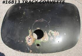 3757631 General Motors 1958 Corvette Rear Compartment Lid Gm# Trunk Emblem Hole Iron Holes