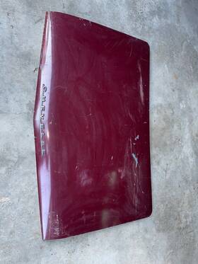 7582450 General Motors Oem Gm 1966 66 Chevrolet Chevelle Malibu Sport Rear Trunk Deck Lid Maroon Ss
