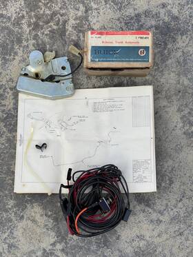981491 General Motors Buick Nos Oem 1969-72 Accessory Electric Trunk Latch Kit A B C E Body