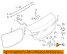 Gg2a56840 Mazda Oem Trunk Striker
