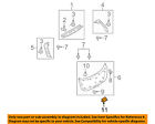 Gj6a6896602 Mazda Oem Lid Trim Cover