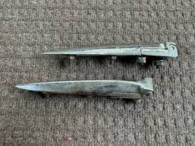 Ada898 High Quality Non Oe Brand Ada897 Austin Morris Minor Chrome Bonnet Hinge Set And