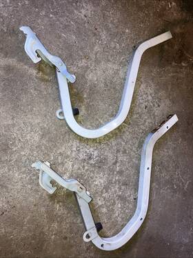 68610-sm4-a00zz Honda 1994 Civic Coupe Trunk Hinge Hinges Set White Oem