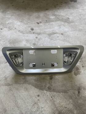 74890-s01-a100 Honda 2006-2007 Accord Rear License Plate Holder Trim Panel Oem Silver Sedan