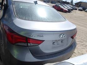 170-50532p Hyundai Trunk/hatch/tailgate Sedan With Spoiler Led Fits 14-16 Elantra 7678069
